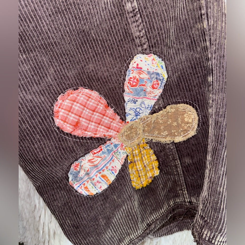 Easel Mineral Washed Corduroy Overalls - Picture 3 of 7